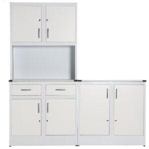 Kitchen Dresser Standard 2 Piece White