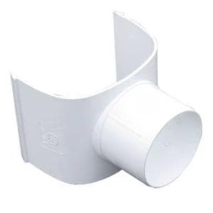 GUTTER PVC D-SHAPE GPEOUT OUTLET ROUND