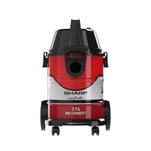 Sharp 1600W Canister Wet/Dry Red EC-WD1621-Z