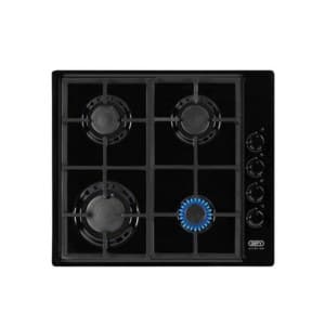 Defy Hob 600mm Gas Black DHG132